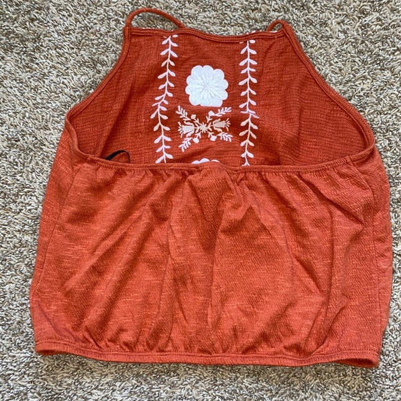 Rusty orange crop top - Picture 2 of 2
